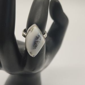 Dentritic Agate Silver Ring 💎